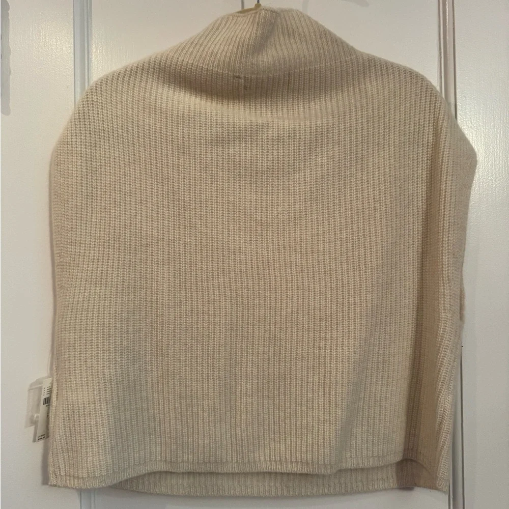 NWT Anthropologie Enza Cashmere Poncho Sweater Vest XS - Picture 4 of 6